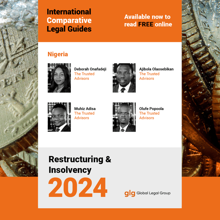 Nigeria Chapter of ICLG 2024 on Restructuring and Insolvency